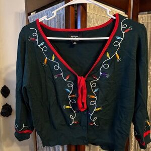 Unique vintage Christmas cardigan size M/L